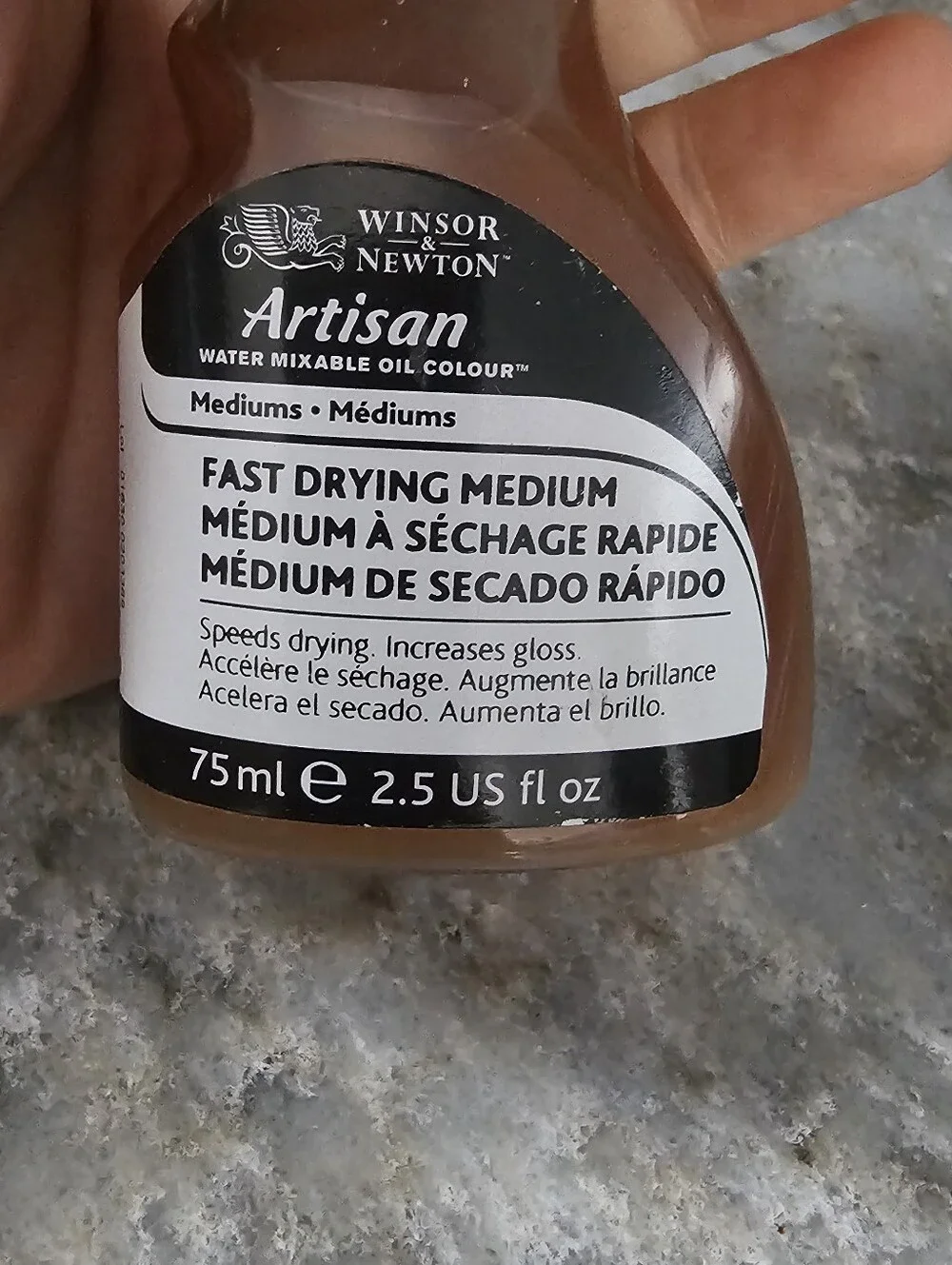 Winsor & Newton Artisan Fast Drying Medium 75ml 2.5oz Oil Paint Medium